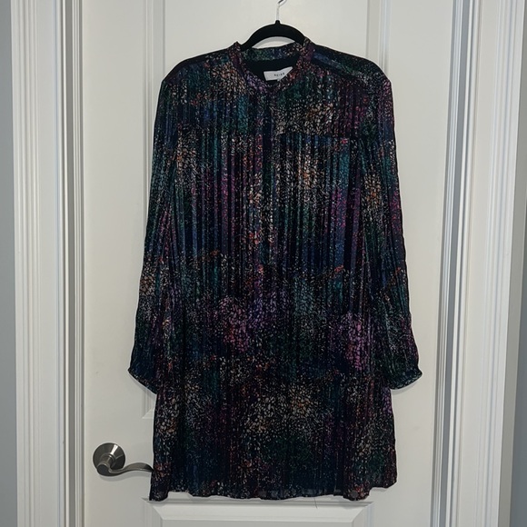 Reiss Women's Black Isla Lurex Print Dress 💥Firm Price💥 - Picture 7 of 13